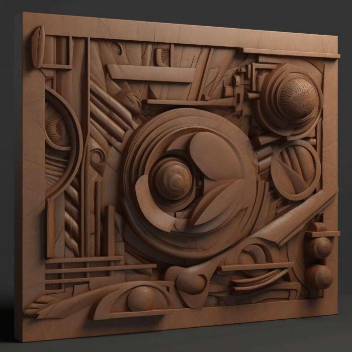 نموذج ثلاثي الأبعاد لآلة CNC 3D Art 